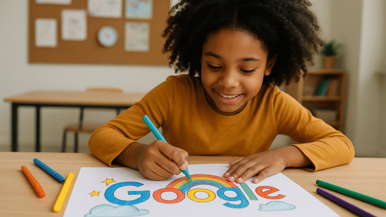 Google Doodle for 2025–26 Contest Winners Artwork