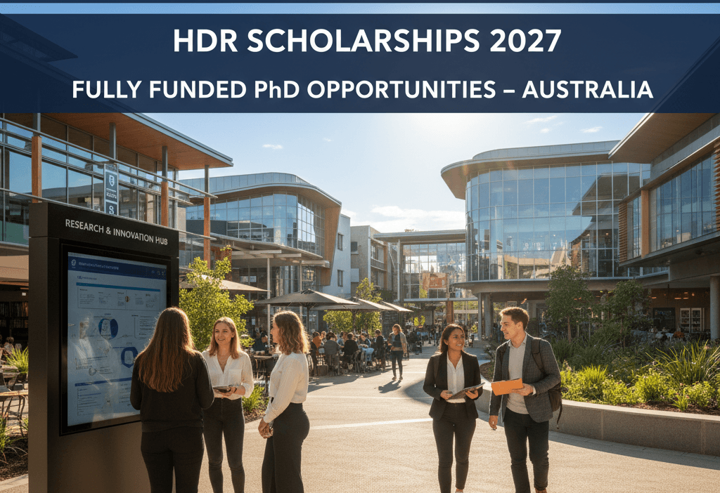 ECU HDR Scholarships 2027 Australia – Fully Funded PhD and Research Opportunities for International and Domestic Students