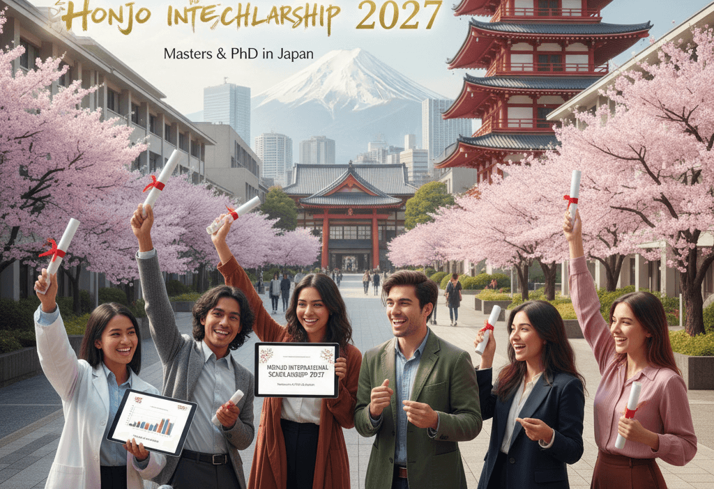 Honjo International Scholarship 2027 international students studying at Japanese universities