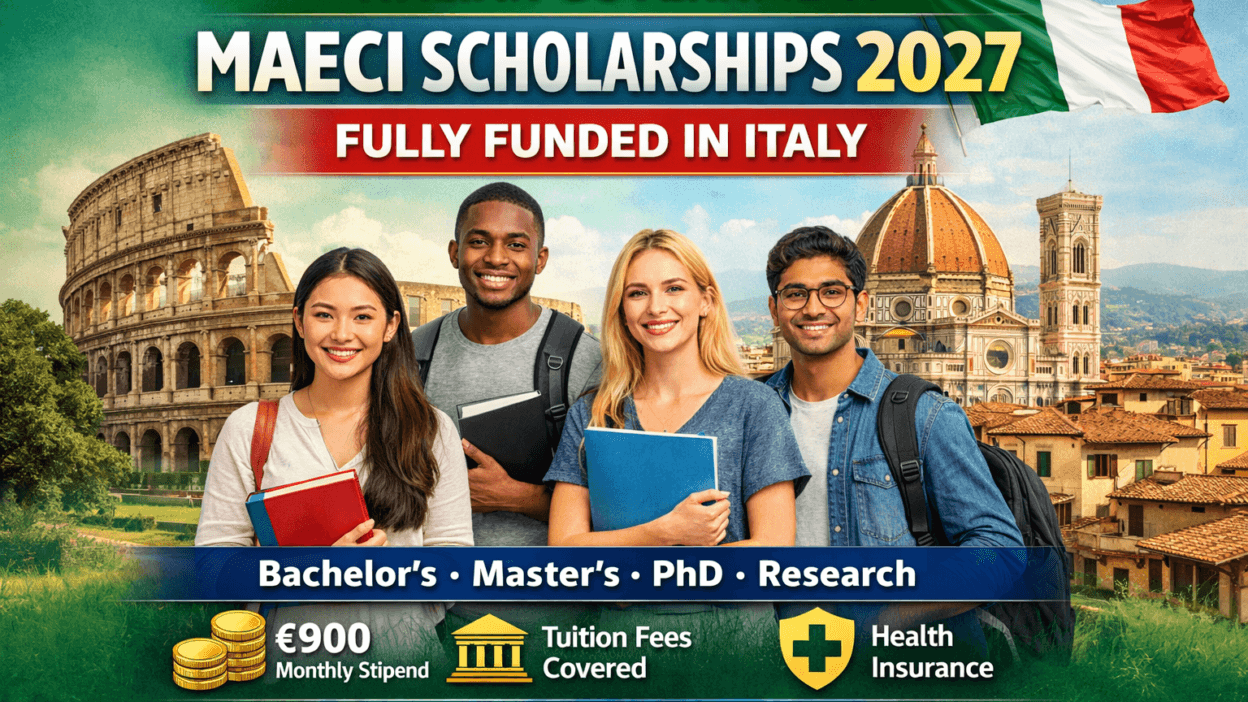 Italian Government MAECI Scholarships 2027 fully funded for international students in Italy